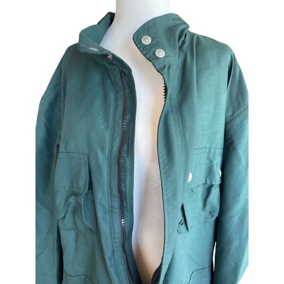 Vintage hunter Green Banana Republic utility nylon M - Picture 4 of 7